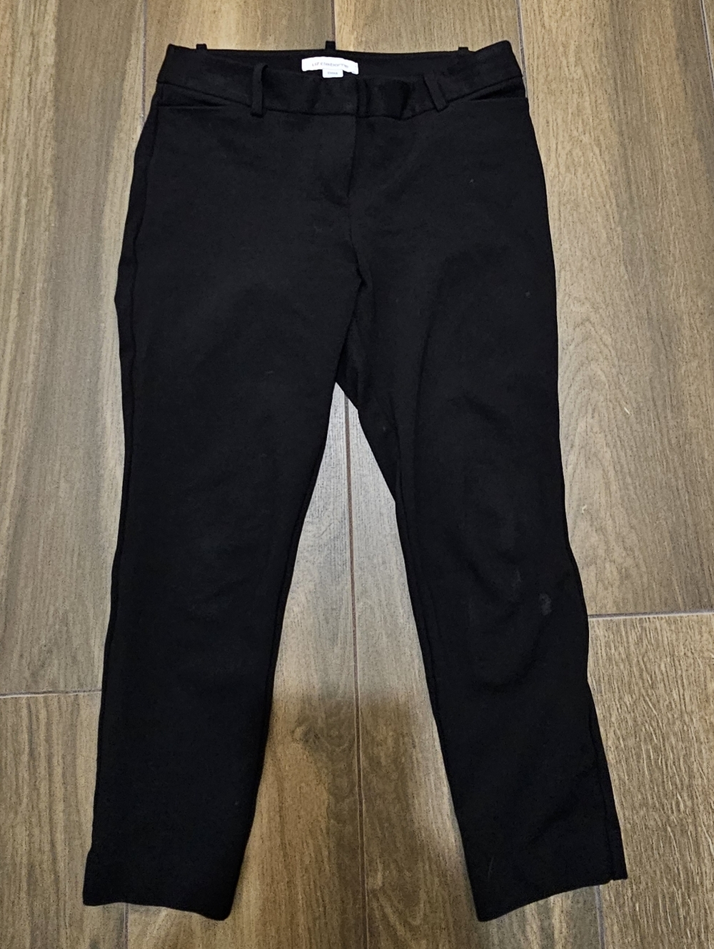 Liz Claiborne Black Emma Cropped business casual pants